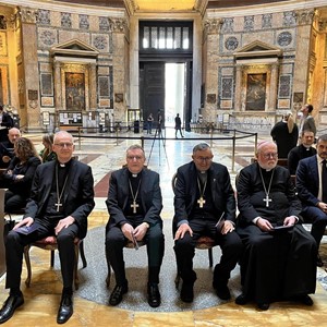 Kardinal Bozanić prisustvovao koncertu Vokalista ansambla LADO u Rimu